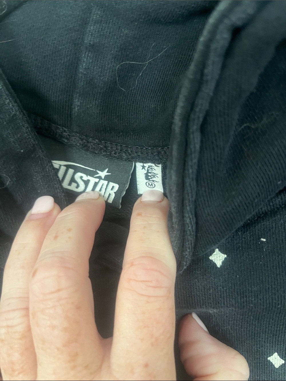Hellstar Black Graphic Hoodie - Hellstar Branding - Picture 4 of 5